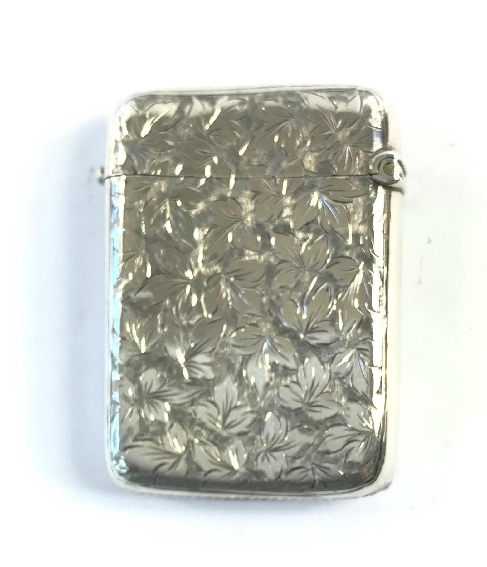 アンティーク英国製スターリングシルバー製ベスタケース - Etsy 日本