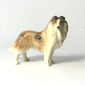 Vintage CooperCraft Collie Dog Figurine – Made in England