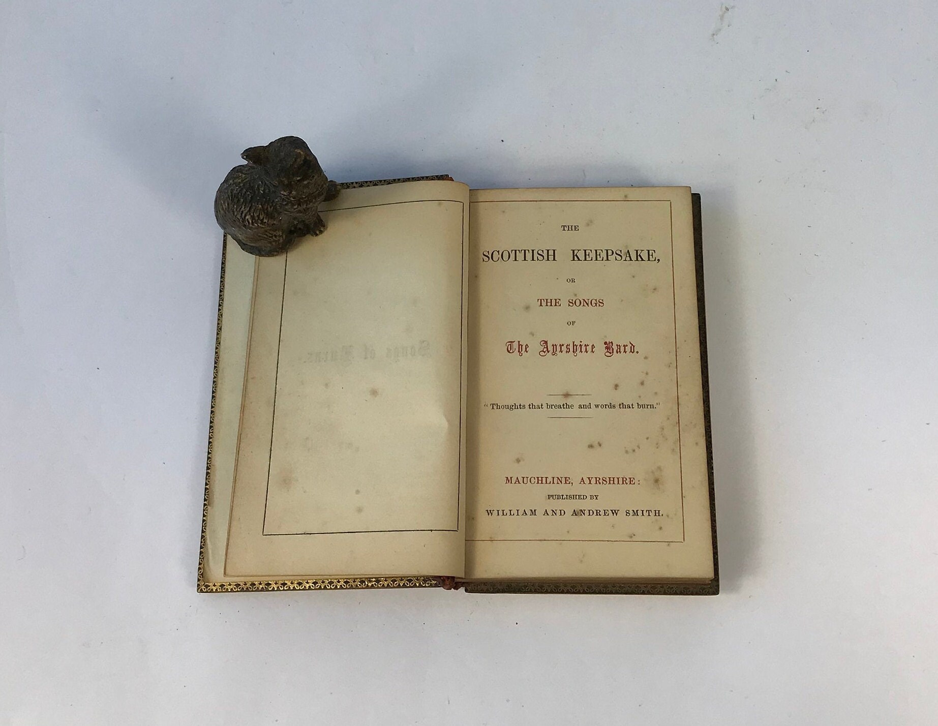 The Scottish Keepsake. the Songs of the Ayrshire Bard Robert Etsy