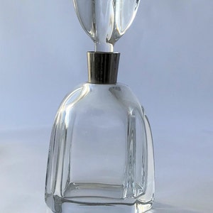 【海外配送可】【送料無料】 FRANCE ついてる DAUM ドーム デキャンタ クリスタルガラス 工芸品
