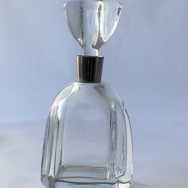 carafe en cristal Daum France vintage