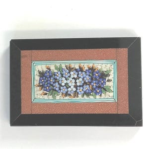 Antique Italian Millefiori Micro Mosaic Paperweight Panel.