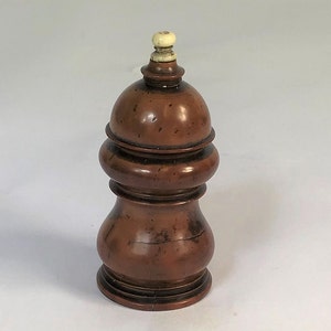 19th Century Fruitwood Go-to-Bed With Screw Off Lid. C.1870