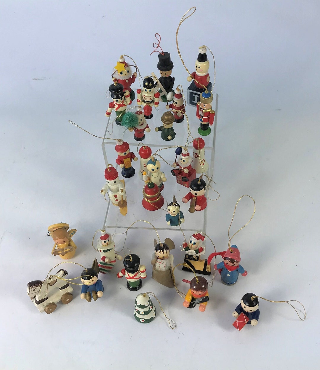 Vintage German Wooden Christmas Tree Decorations. Etsy UK