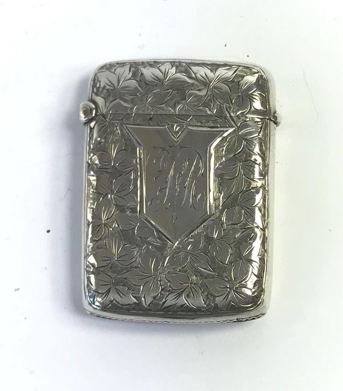 アンティーク英国製スターリングシルバー製ベスタケース - Etsy 日本