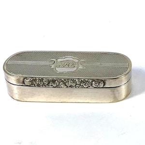 Antique Silver pill Box