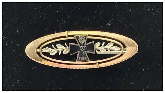 RARA, ANTICA SCATOLA Di Vetro Ordine Per 1 Ordine Di Guerra Croce Di - Foto 9