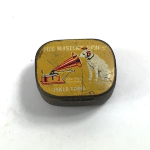 Vintage Gramophone Needle Tin. Featuring &#39;Little Nipper&#39;