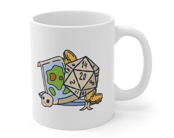 DND mok, Dnd dobbelstenen, Dungeons and Dragons mok, Dungeons and Dragons Gift, DND master cadeau, Dungeon Master