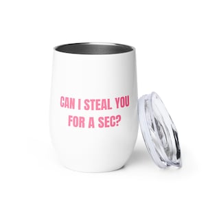 Can I Steal You For a Sec? Wine Tumbler, Bachelorette, The Bachelor, The Bachelor Wine Glass, The Bachelorette Fan