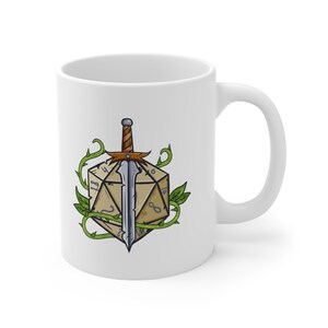 DND mug, Dnd dice, Dungeons and Dragons Mug, Dungeons and Dragons Gift, DND master gift