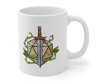 DND mug, Dnd dice, Dungeons and Dragons Mug, Dungeons and Dragons Gift, DND master gift