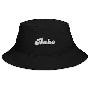 Babe Bucket Hat, Bachelorette Bucket Hat, Bridesmaid Bucket Hat, Bride and Babe Bucket Hats, Bucket Hats for Bachelorette