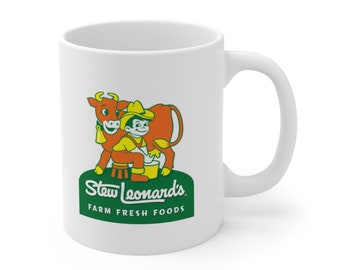Stew Leonards&#39; mug, Stew Leonard&#39;s, Stew Leonards, Fairfield County gift, Connecticut Gift, Grocery store gift