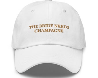 The Bride Needs Champagne Hat, Funny hat for Bride, Bachelorette hat, Bachelorette Bride Hat