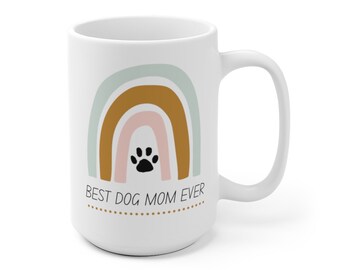 Best Dog Mom Ever Mug | Cute Mom Gift | Dog Mom Mug | Gift for Dog Mom | Mother's Day gift for dog mom | Mother's Day Gift I Cute dog mom