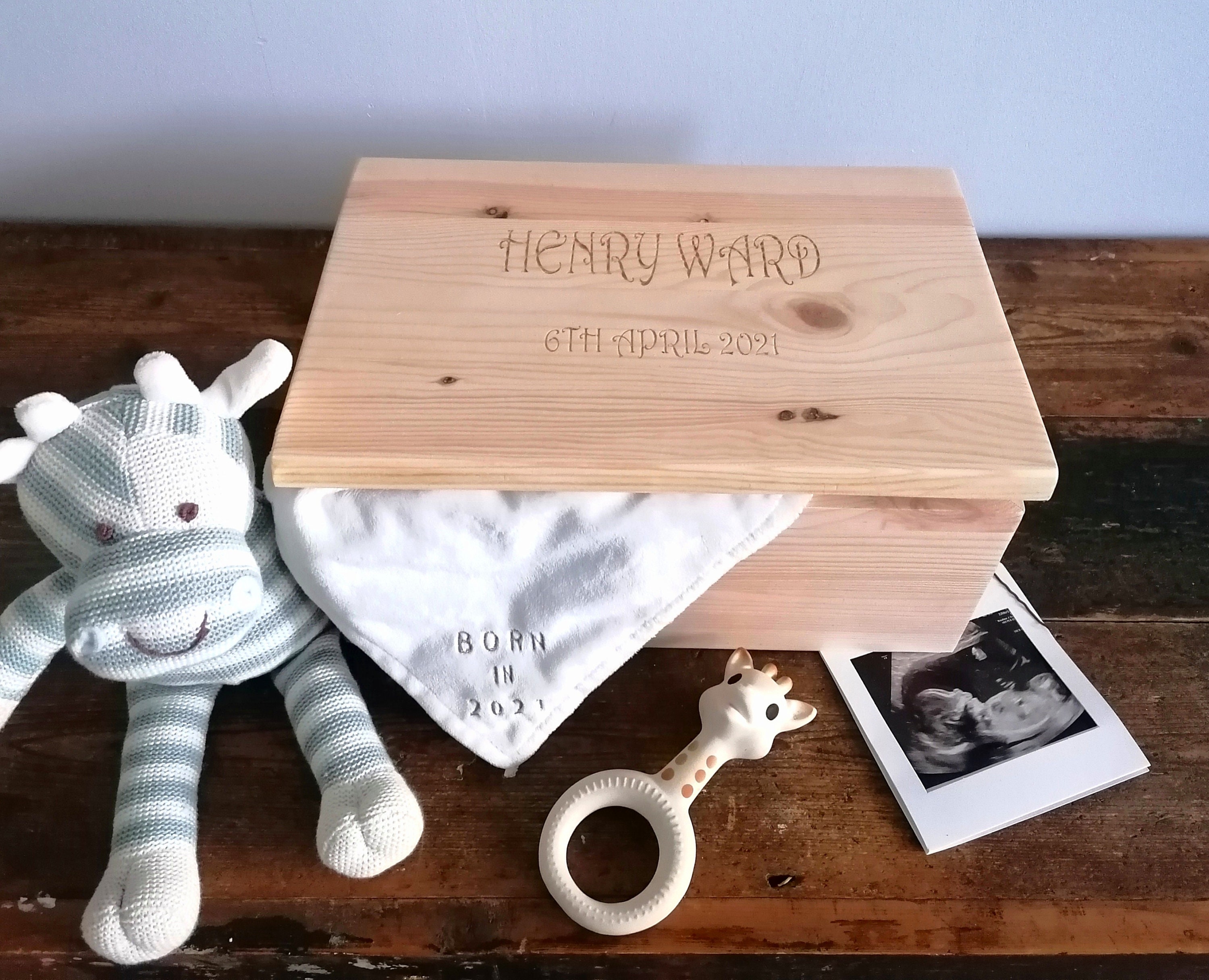 Personalised baby gift wooden Babies/ Children's Etsy