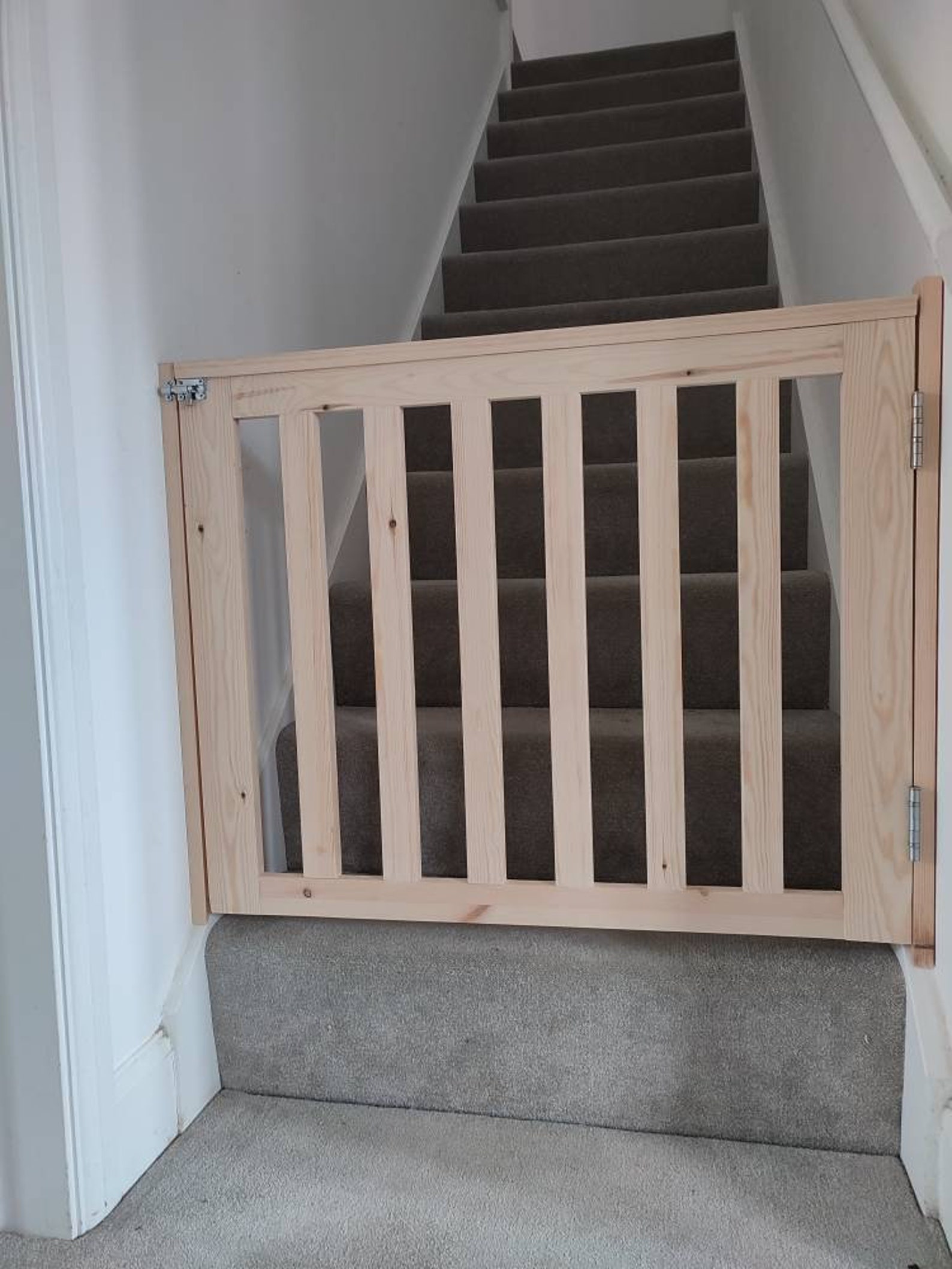 Bespoke Wooden Stair Gate Pets / Children Etsy UK