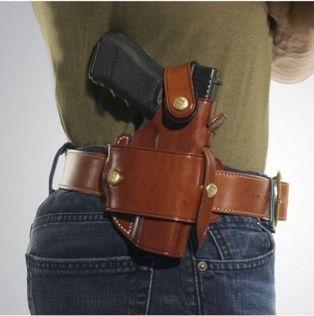 Latest Style Leather Belt Holster for All Guns Etsy
