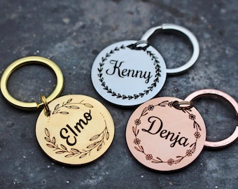 Targhetta per cani incisa Targhette per cani per cani Targhetta per cani personalizzata Targhetta con nome per cani Targhetta identificativa per animali domestici Targhetta per cani personalizzata Targhetta identificativa per gatti Regalo per cane/Hundemarke