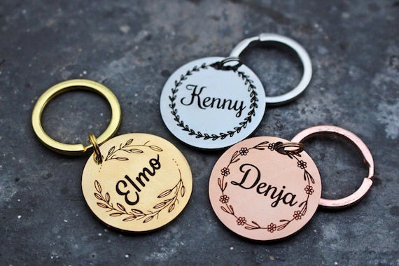 Engraved dog tag Dog tags for dogs Personalized dog tag Dog name tag Pet ID tag Custom dog tag Cat ID tag Gift for dog/ Hundemarke