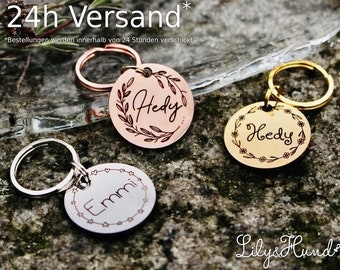 Personalized dog tag/ Dog name tag/ Pet ID tag Custom dog tag Cat ID tag Cat name tag /Gift for dog, cat.