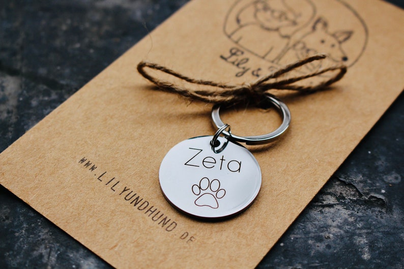 Engraved dog tag Dog tags for dogs Personalized dog tag Dog name tag Pet ID tag Custom dog tag Cat ID tag Cat name tag Gift for dog, cat. image 10