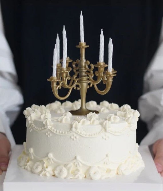 50 Candeline Compleanno Per Torta - Color Oro Rosa Con Supporti | Decorazioni Feste - Foto 5