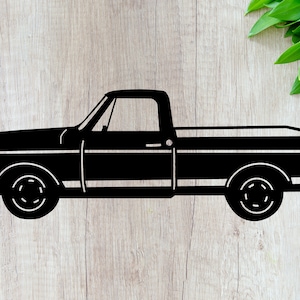 1971 Chevrolet Truck - DXF File - SVG File - DWG File - CnC Ready (Digital File)