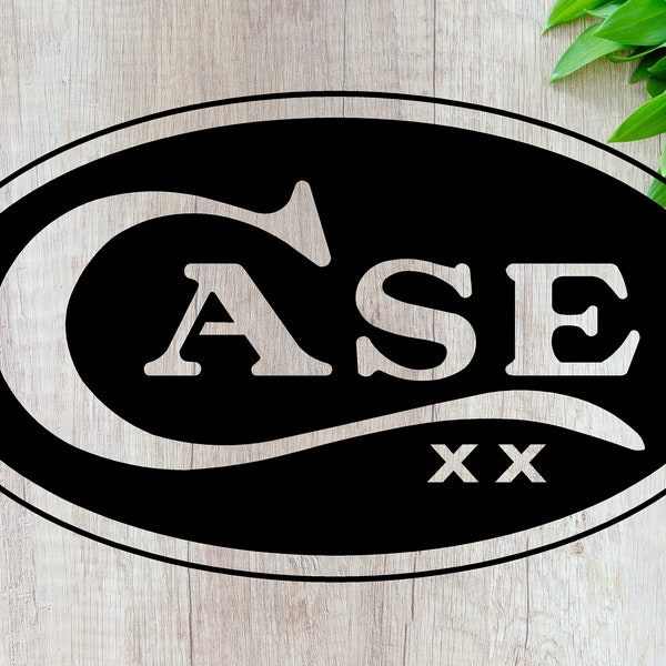 Case Sign - DXF File - SVG File - CNC Ready (Digital File)