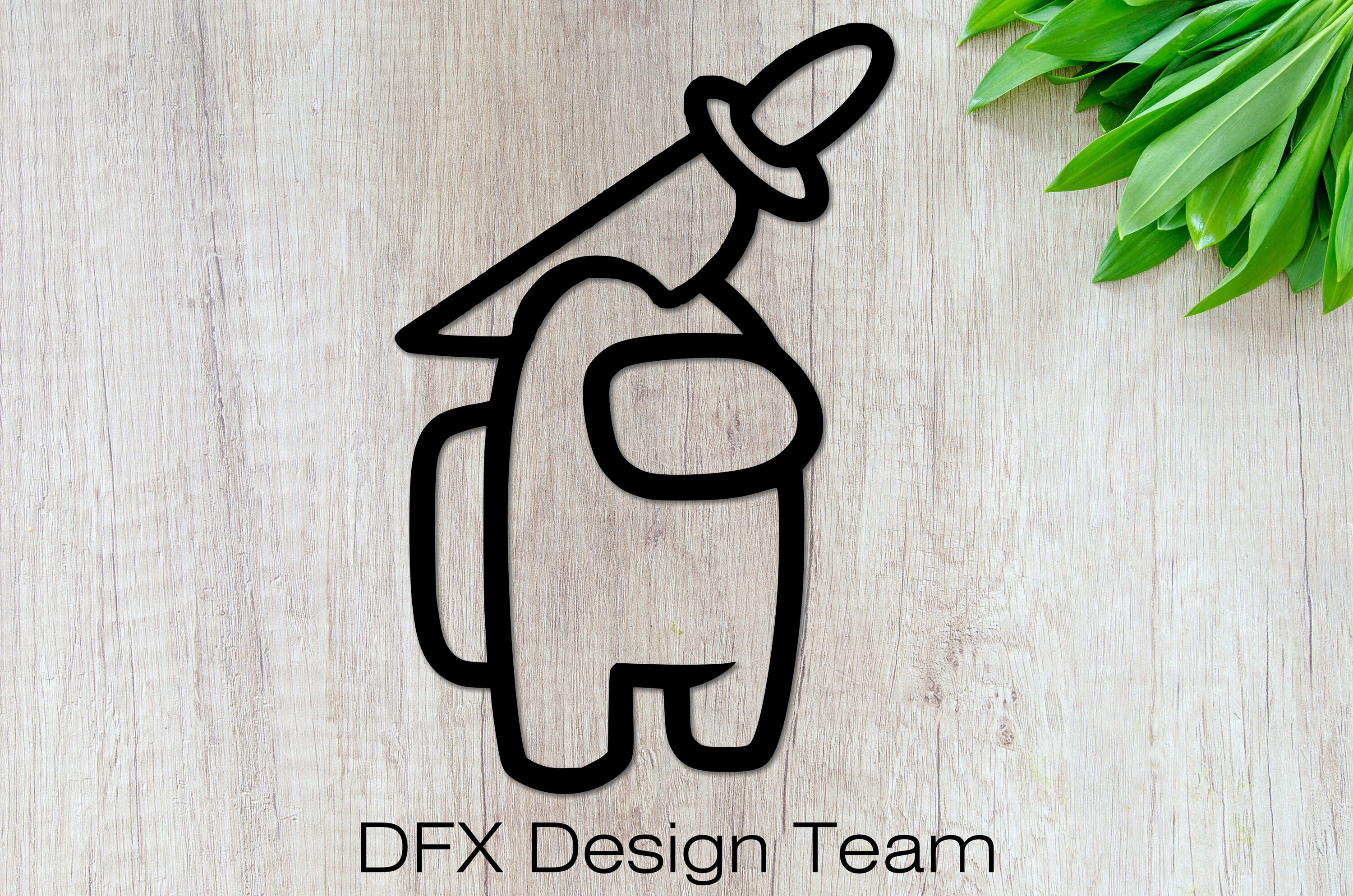 Among Us Knife Hat DXF File SVG File Etsy