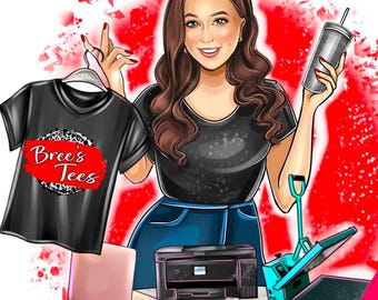 Crafter Logo, Avatar Logo, Custom Logo, Cartoon Logo, Portrait Logo, Logo Portrait, Custom Avatar, Business Logo, Realistic Portrait