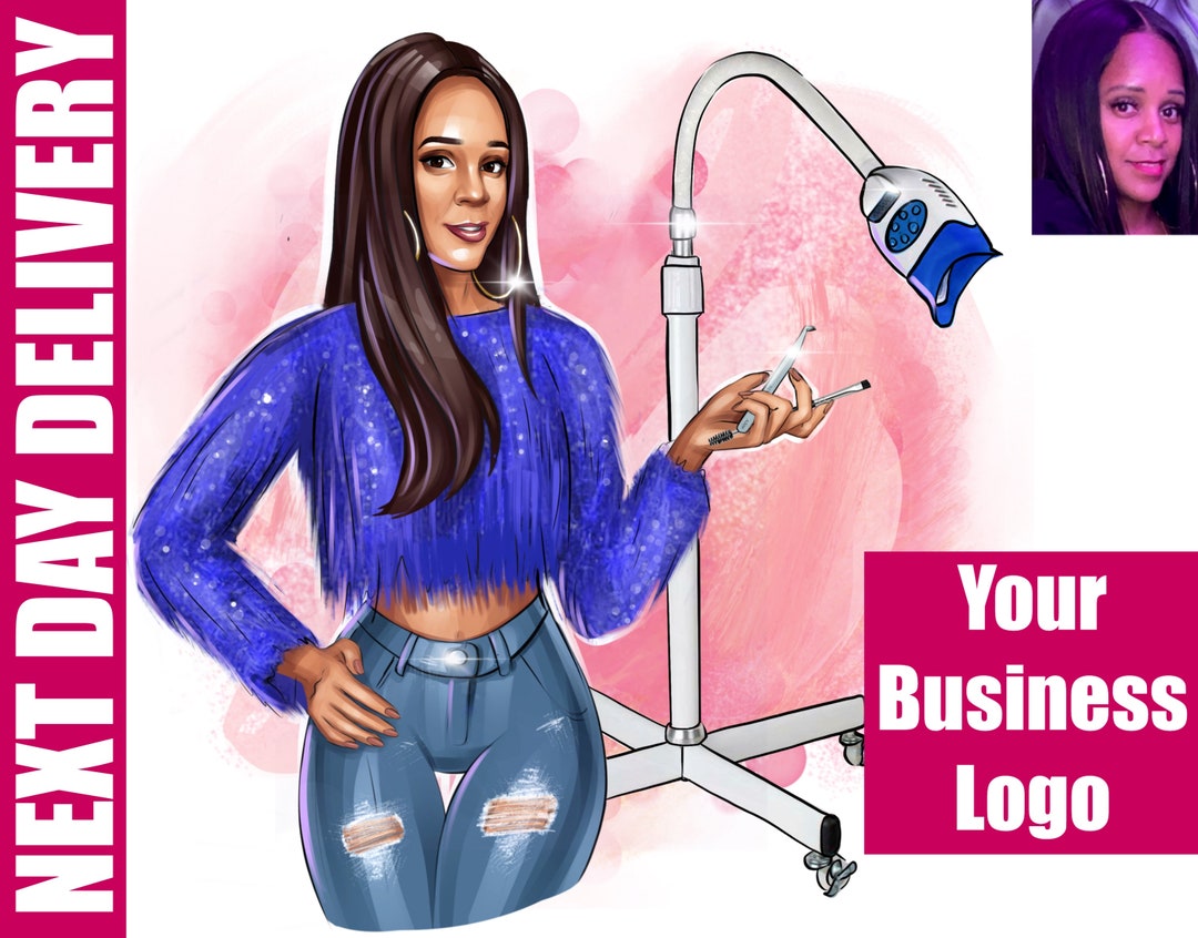 Teeth Whitening Logo Esthetician Logo Cosmetologist Logo Etsy