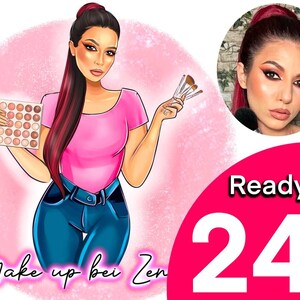 Make Up Artist Logo, Makeup Logo Design, Cartoon Logo, Portrait Logo, Business Logo Design, Cartoon Avatar, Caricature Portrait Avatar