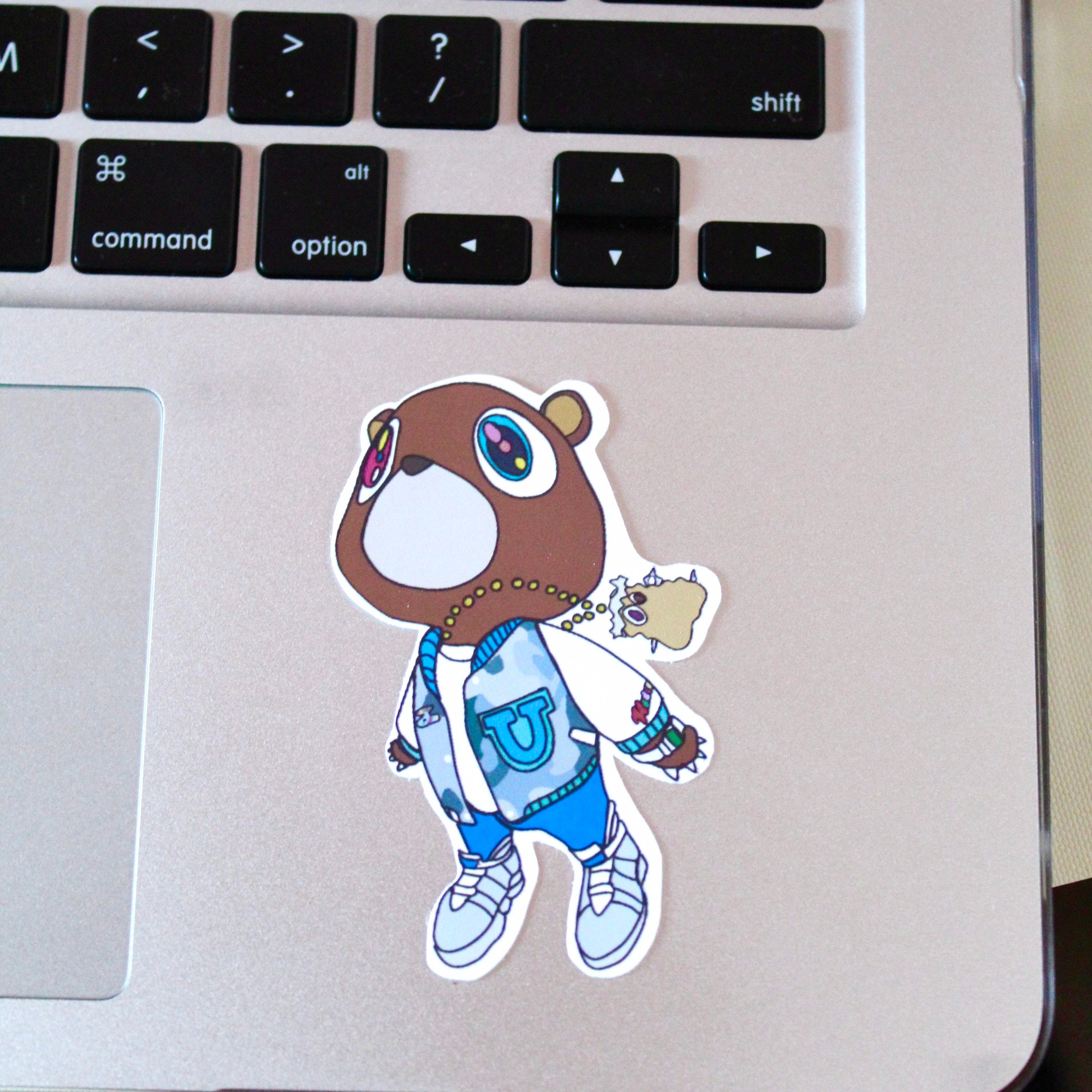 Kanye West Bear Kanye West Bear Sticker Weatherproof Etsy