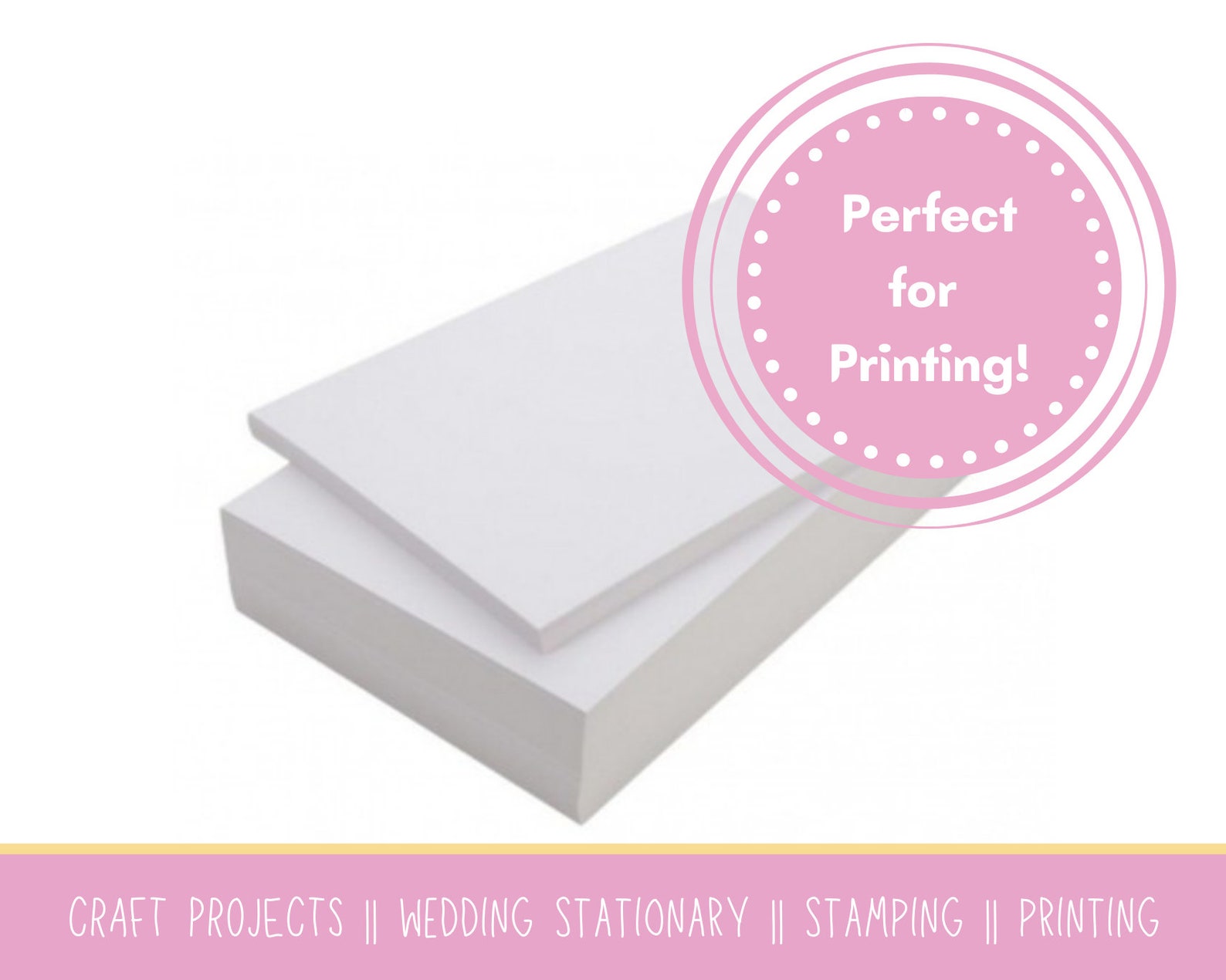 120gsm A4 Super Smooth Printing Craft Paper Etsy