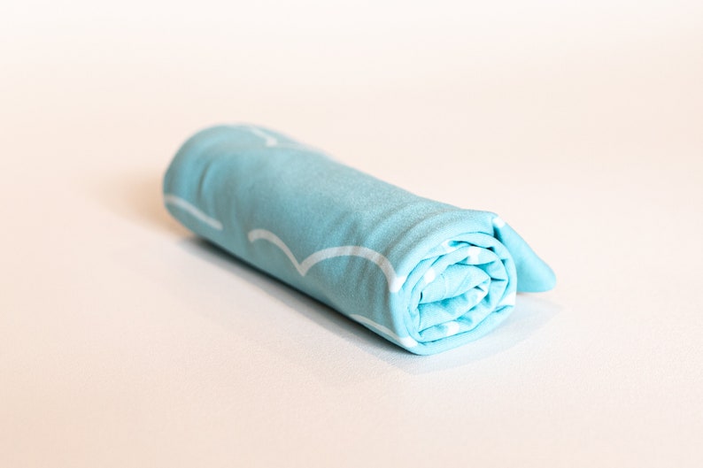 Ocean Waves Baby Blanket, Surfing Baby Blanket, Tropical Baby Blanket