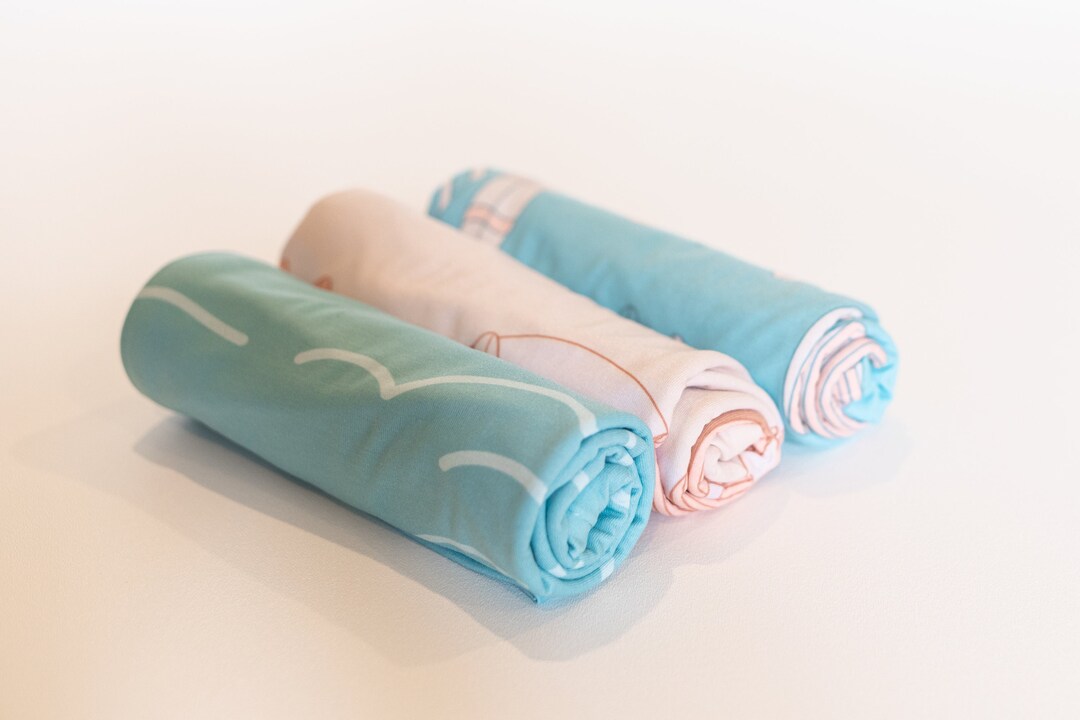 Ocean Waves Baby Blanket, Surfing Baby Blanket, Tropical Baby Blanket