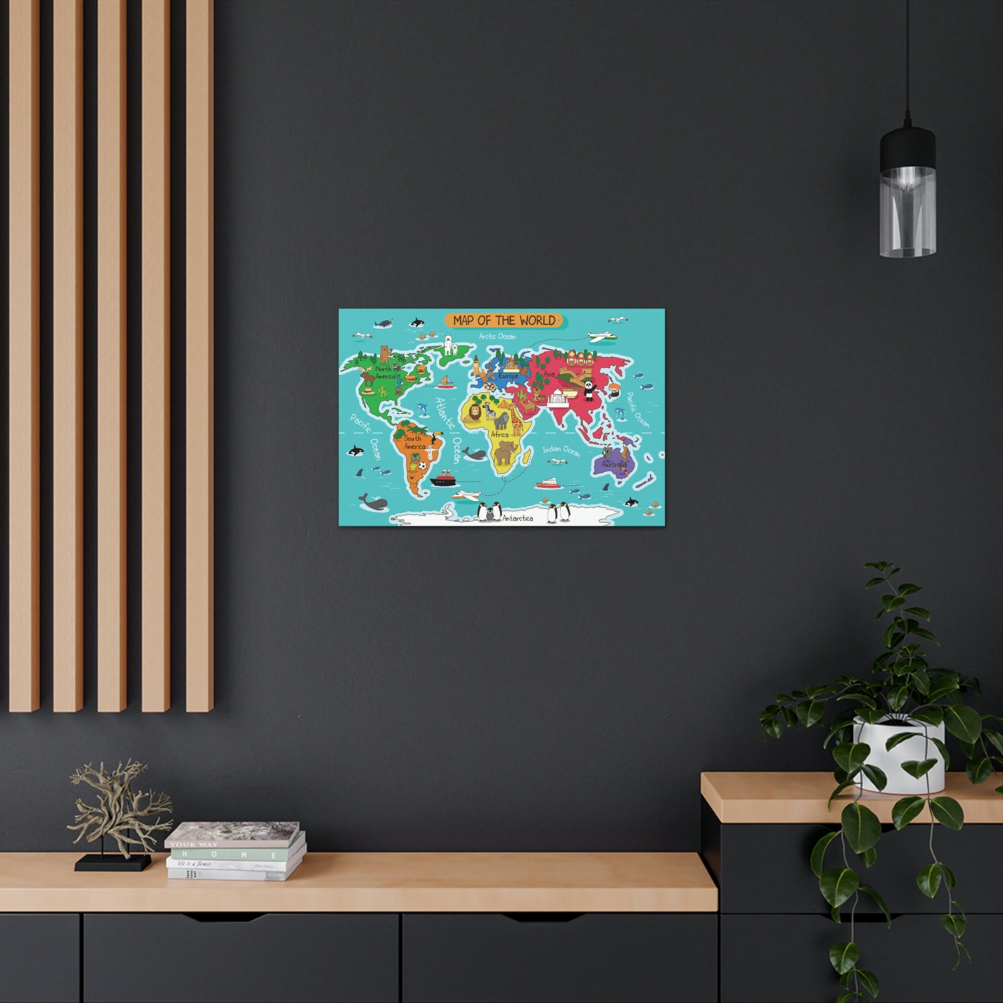 Kids World Map Canvas Kids Room Wall Art Etsy kids-world-map-canvas-kids-room-wall-art-etsy