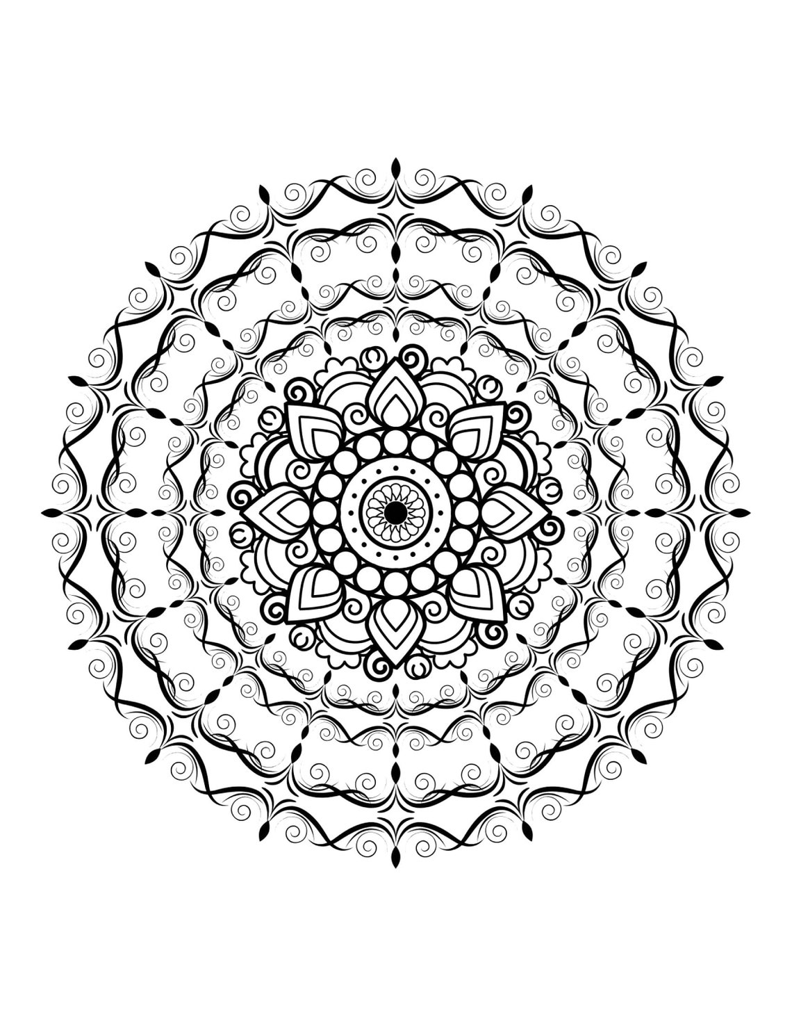 Adult Coloring Pages Symmetrical Coloring Pages