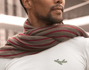 Embroidered Pine Needles Shirt | Unisex Forest Tee