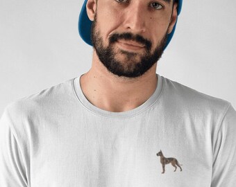 Great Dane Shirt Embroidered | Animal, Pet, Dog, Cruelty Free, Vegan, Save Animals, Gift for Him, Unisex, Nature