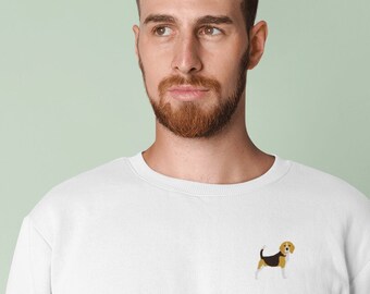Embroidered Beagle Sweater | Unisex Dog Lover Gift