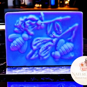 Handmade Luxurious Save the Bees Soap, Pure Indulgence Handcrafted Soap Bar, Wedding Soap, Party Soap Scent, Unique Bridal Shower Favor Gift