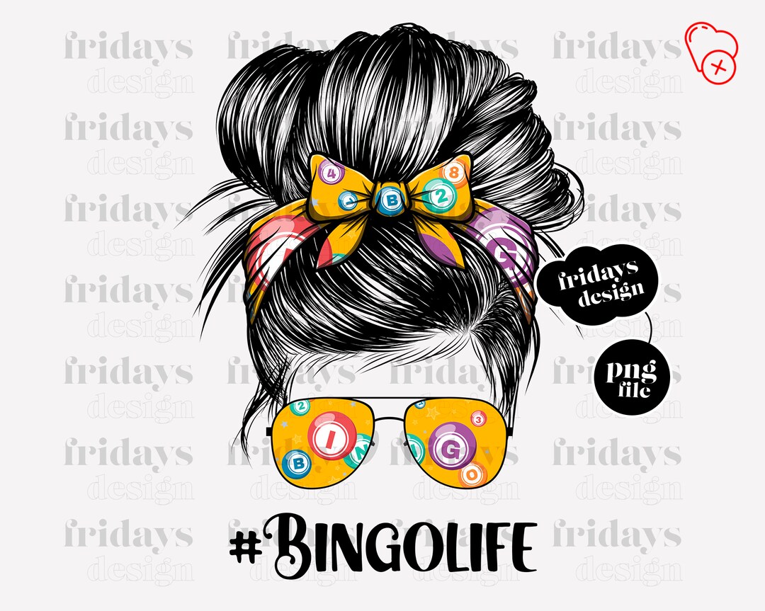 Bingo Life Sublimation Design PNG Digital Download Print Mom - Etsy