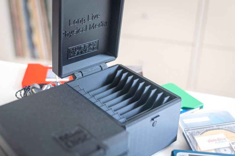 Minidisc Storage Case | Magnetic Latch | 5 or 10 Disc Holder | Handmade ...