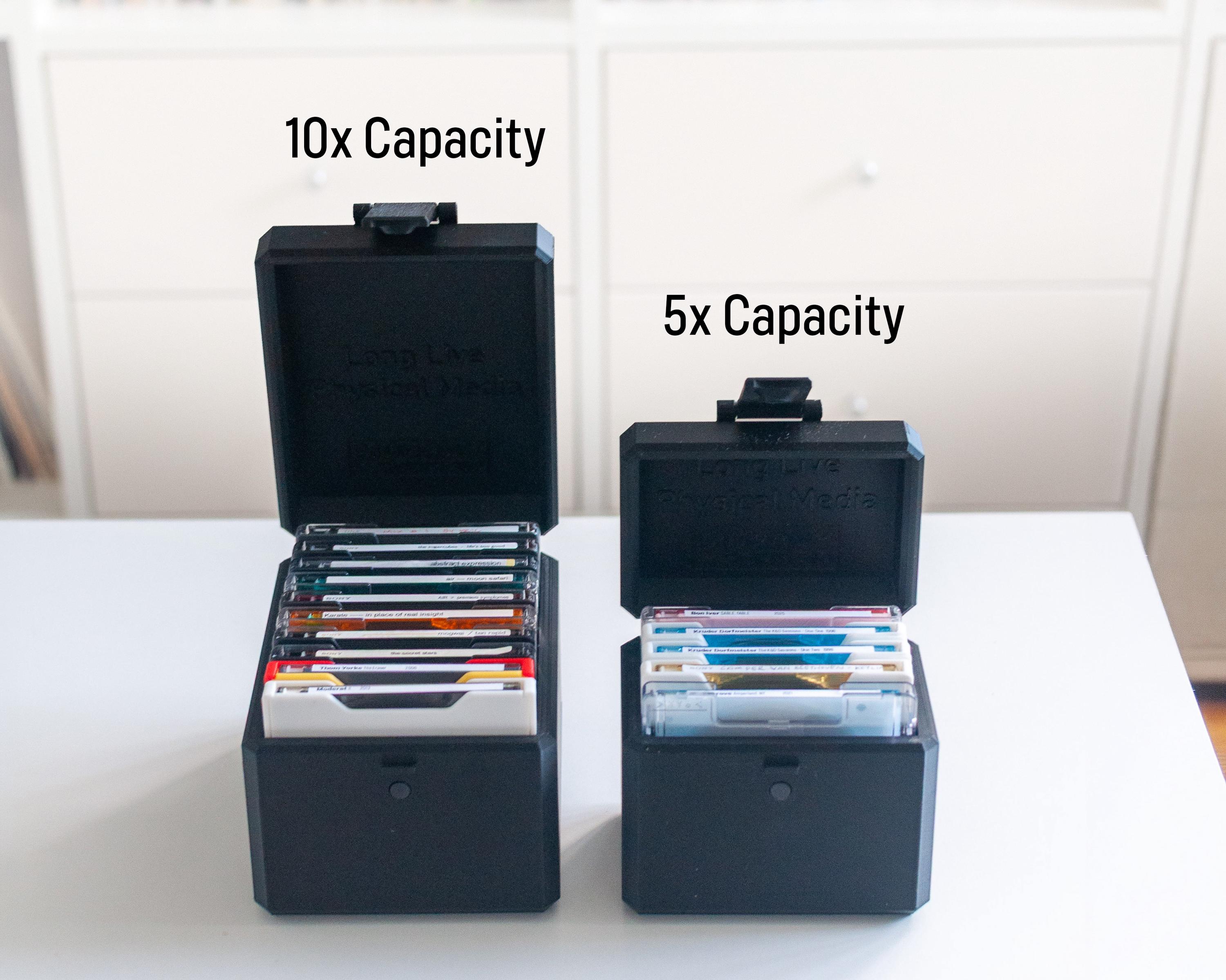 Minidisc Storage Case | Magnetic Latch | 5 or 10 Disc Holder | Handmade ...