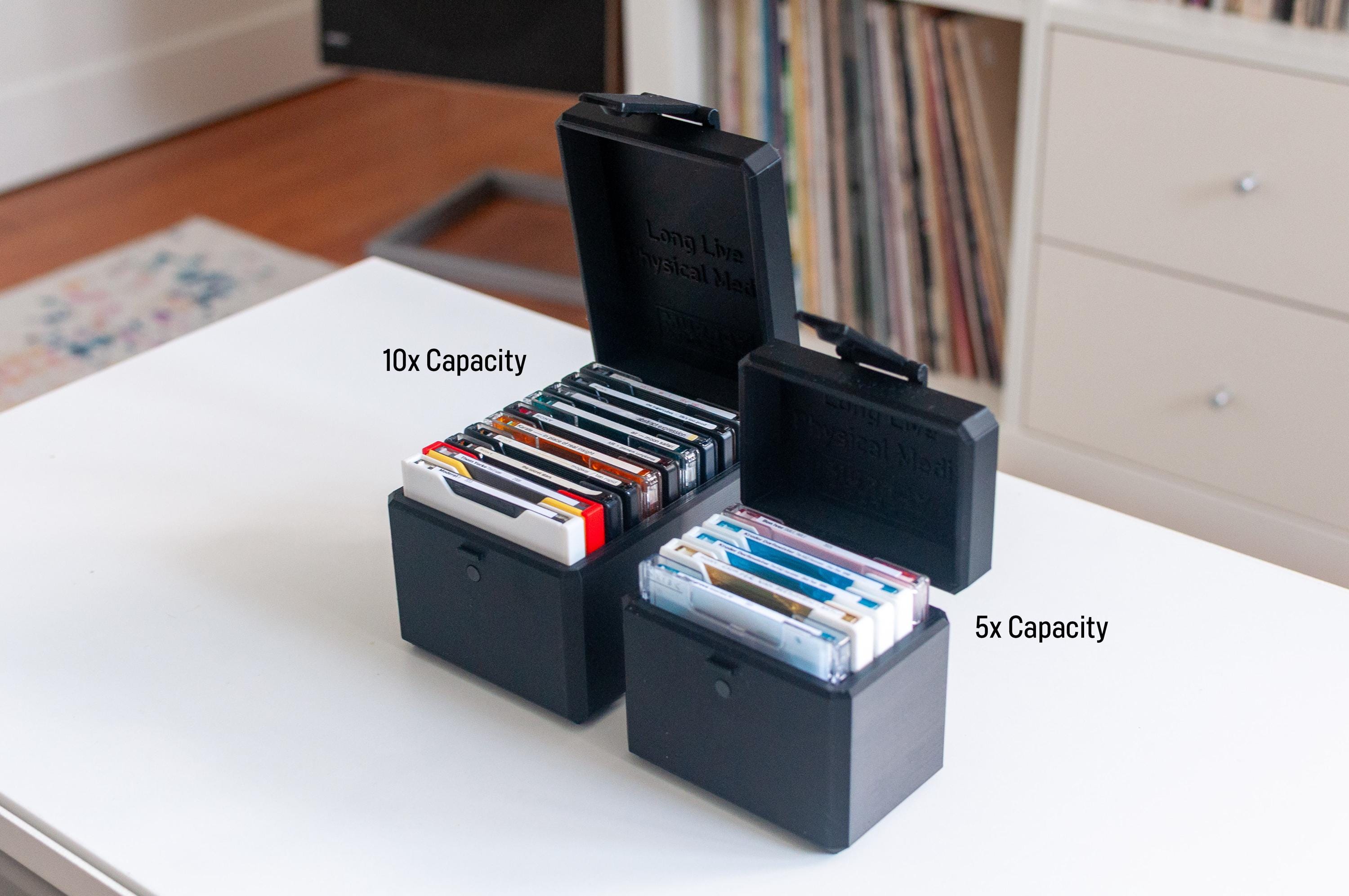 Minidisc Storage Case | Magnetic Latch | 5 or 10 Disc Holder