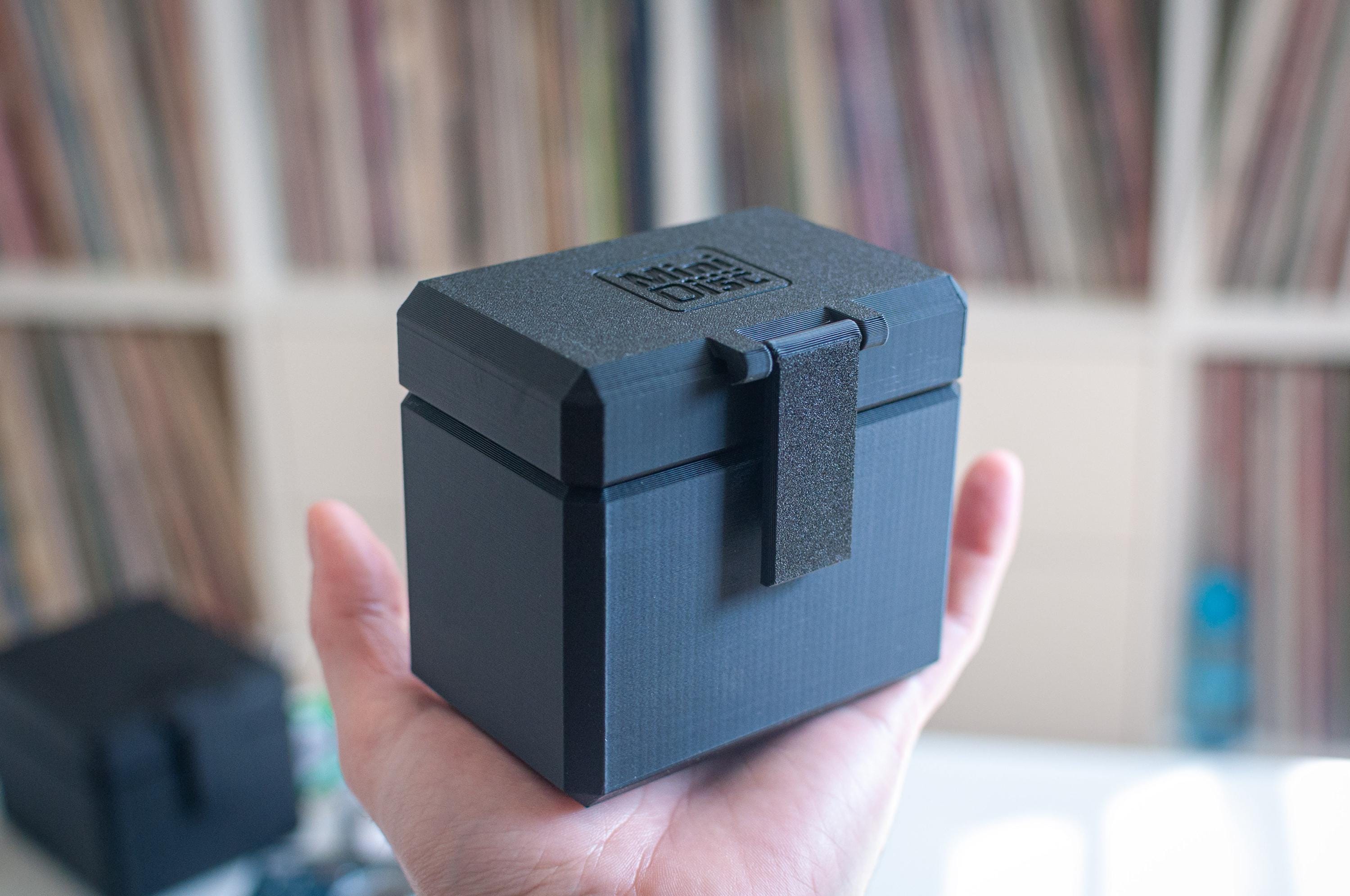 Minidisc Storage Case | Magnetic Latch | 5 or 10 Disc Holder | Handmade ...