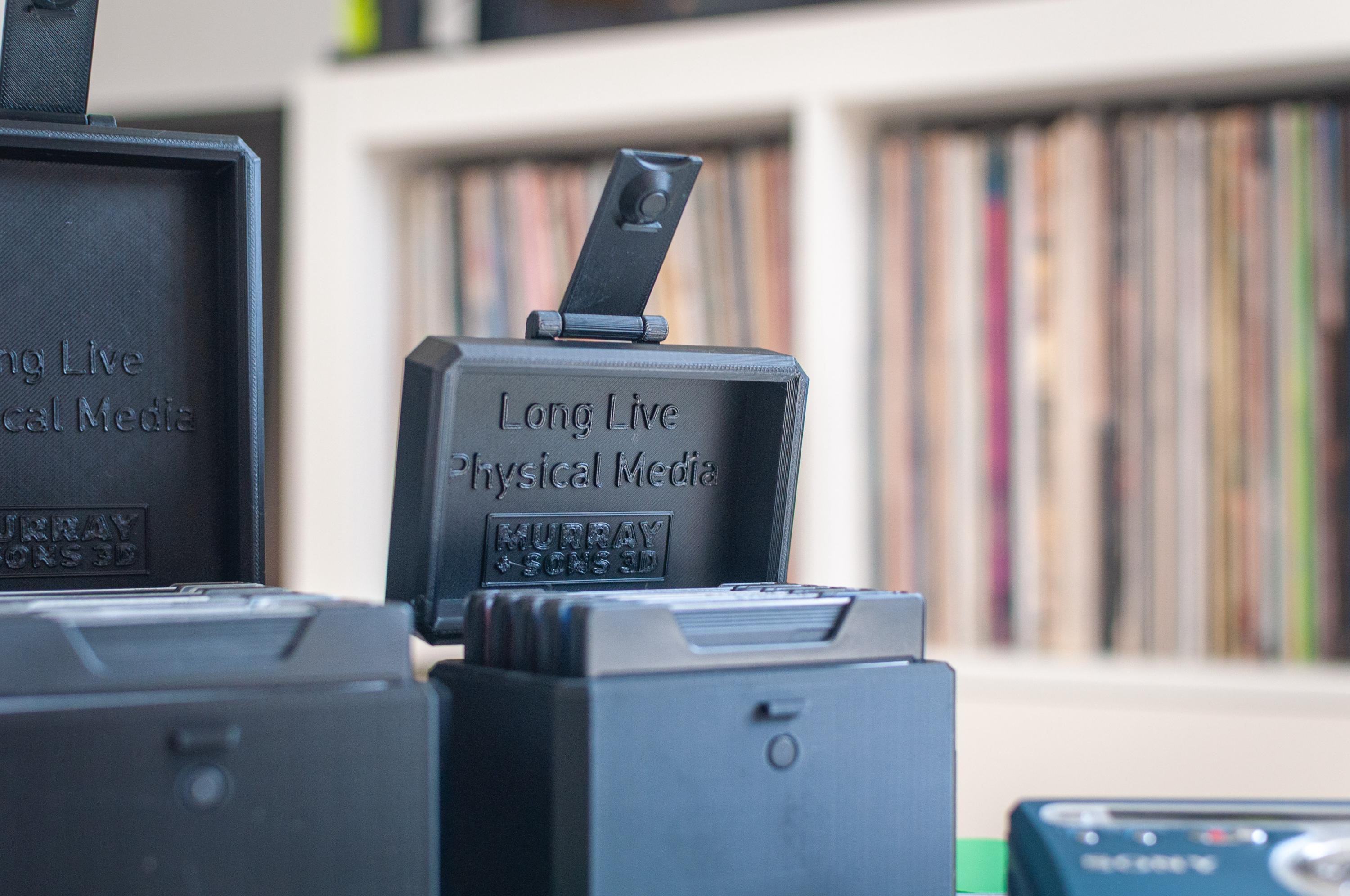 Minidisc Storage Case | Magnetic Latch | 5 or 10 Disc Holder | Handmade ...